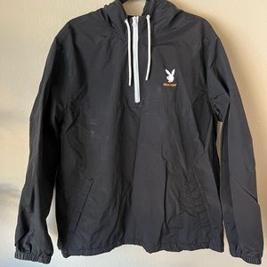 Playboy Windbreaker Pullover 3/4 zip up